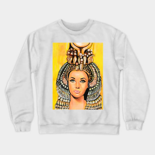 Cleopatra Crewneck Sweatshirt by Svetlana Pelin